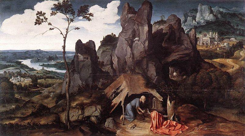 Joachim Patinir St Jerome in the Desert China oil painting art